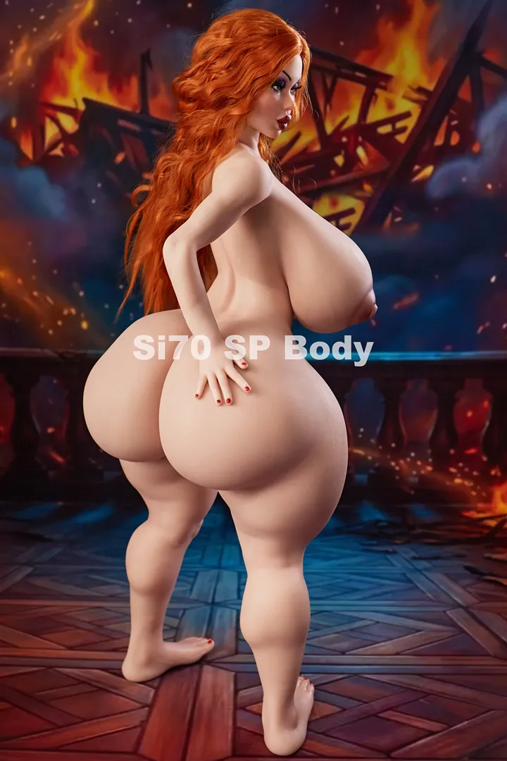 Mini poupée sexuelle en silicone de 70 cm (2ft4) Mega-poitrine Diana | Climax Doll